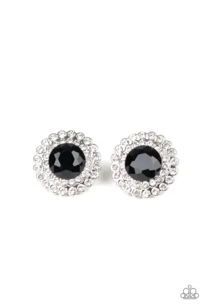 My Second Castle Black Paparazzi Earrings