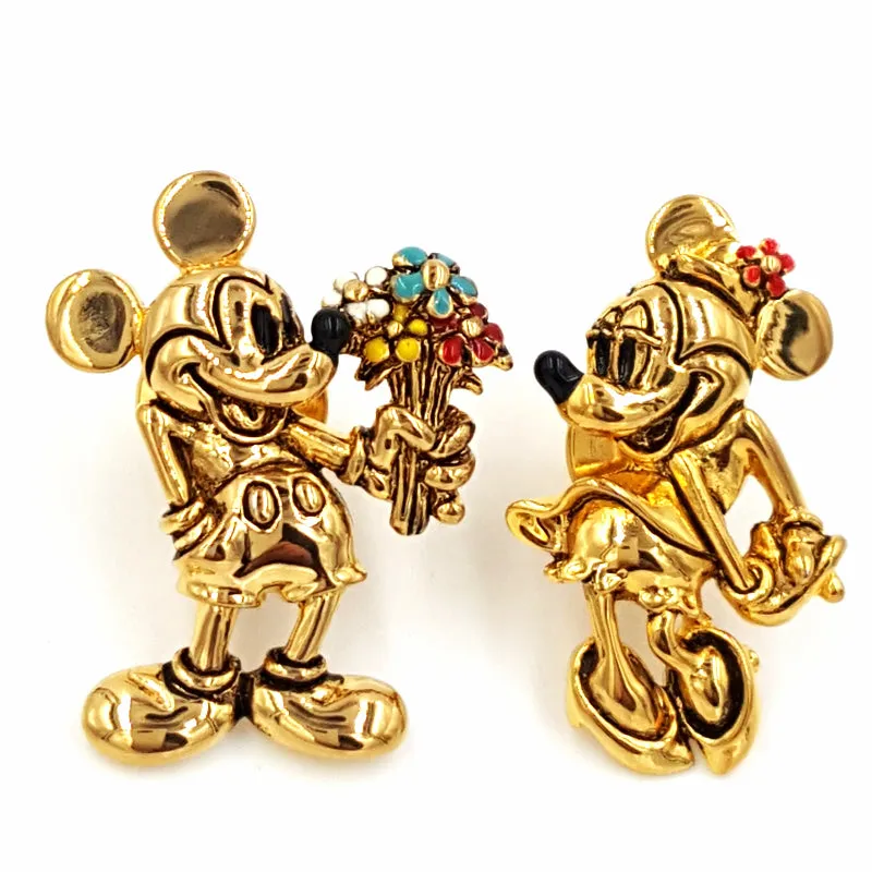 Napier for Disney Mickey and Minnie Mouse Vintage Scatter Pin Set
