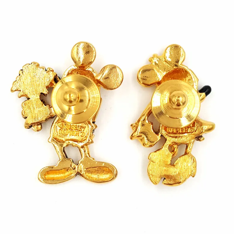 Napier for Disney Mickey and Minnie Mouse Vintage Scatter Pin Set