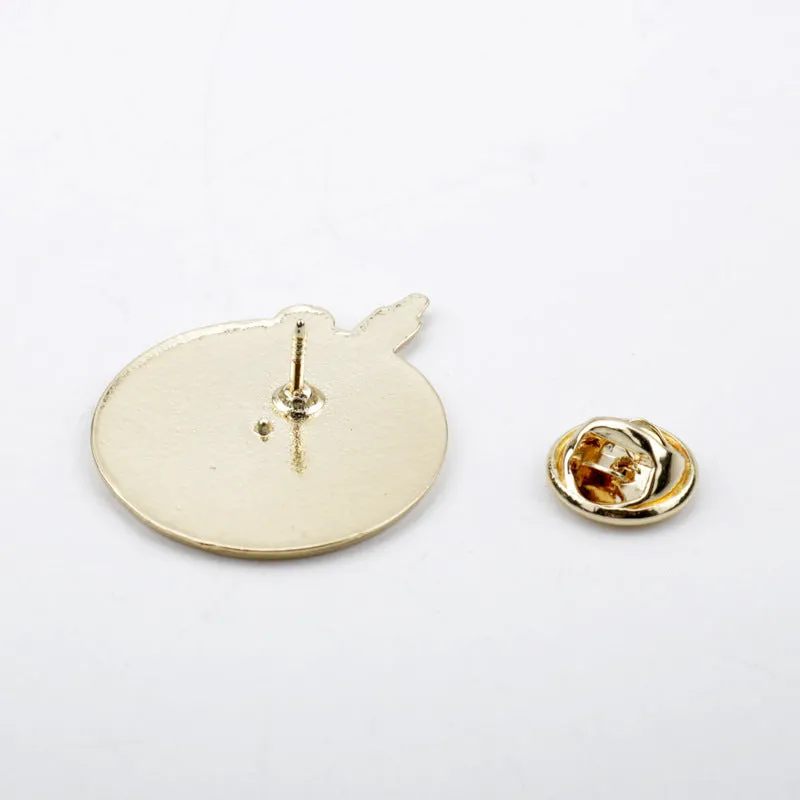 Nautical Time Castle Alloy Brooch Pin 2PCS