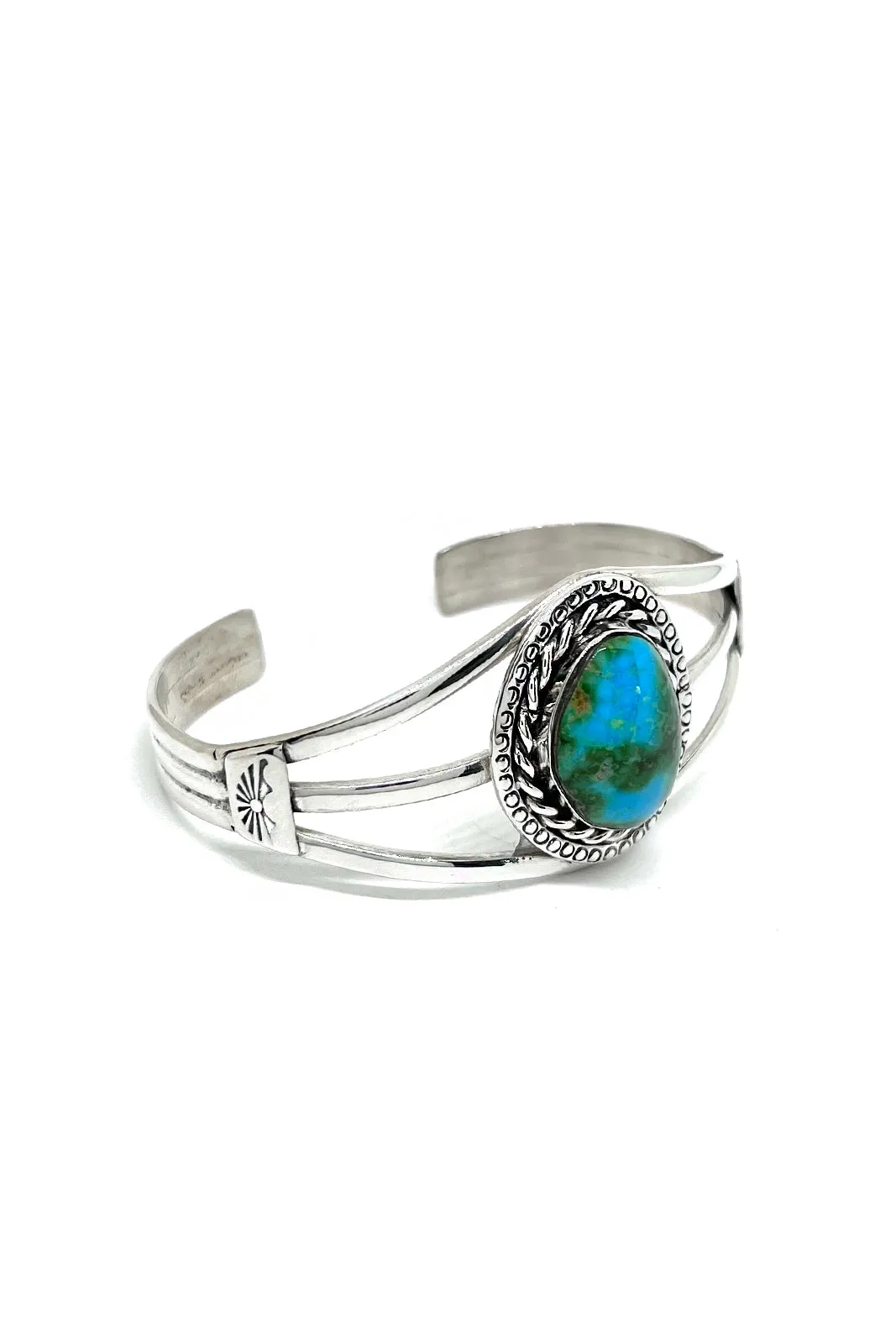 Navajo Sonoran Gold Turquoise Bracelet