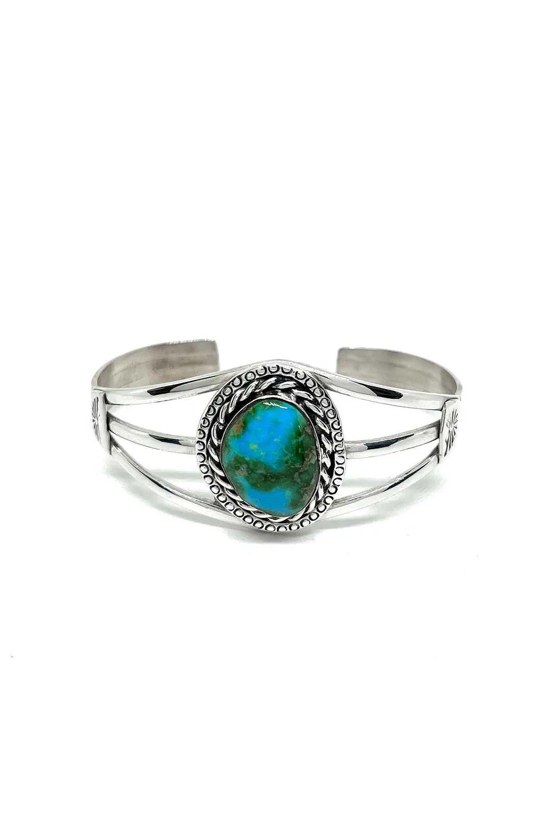 Navajo Sonoran Gold Turquoise Bracelet
