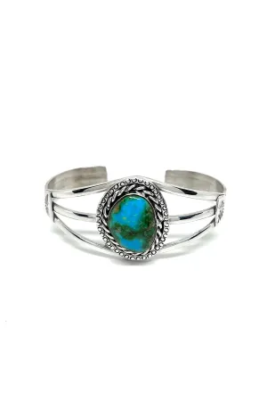 Navajo Sonoran Gold Turquoise Bracelet