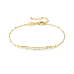 Nomination Lovecloud Bracelet, Infinity, Cubic Zirconia, 24K Gold
