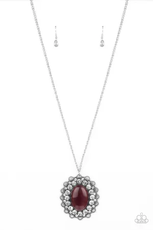 Oh My Medallion Purple Paparazzi Necklace