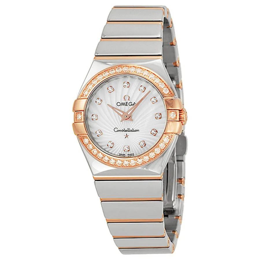 Omega Constellation Quartz Diamond Ladies Watch 123.25.27.60.55.006