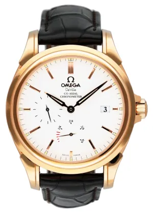 Omega De Ville Co-Axial Powe Reserve 4632.30.31 White Dial Mens Watch