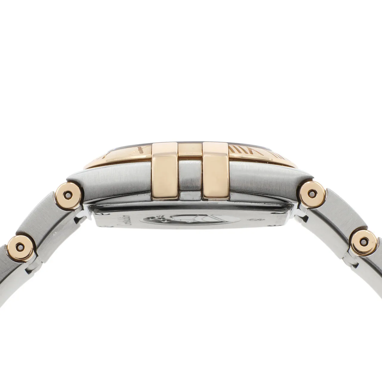 Omega Stainless Steel 18K Rose Gold Constellation 123.20.24.60.53.001