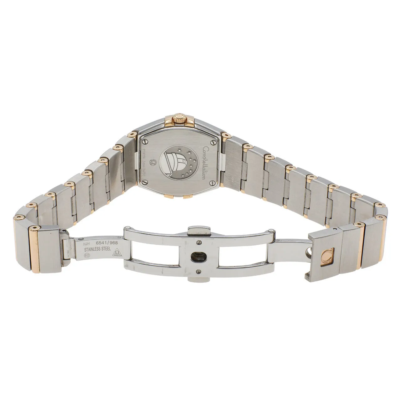 Omega Stainless Steel 18K Rose Gold Constellation 123.20.24.60.53.001