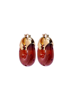 Organic Studded Hoops