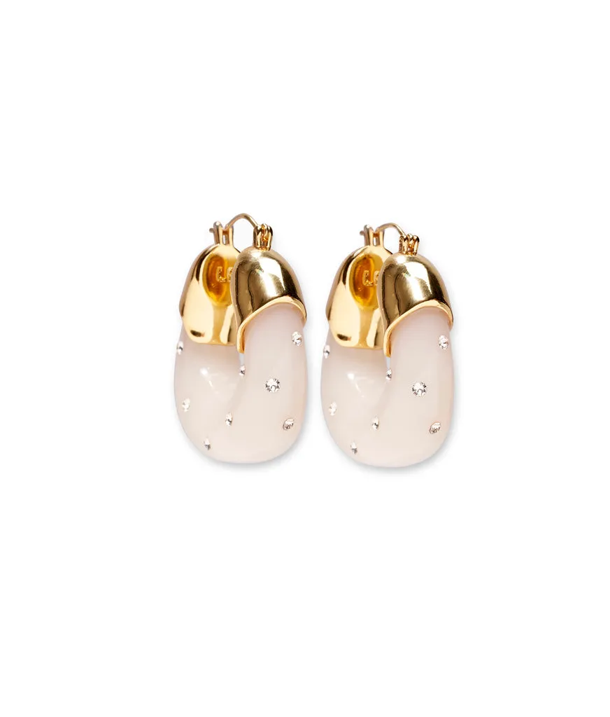 Organic Studded Hoops