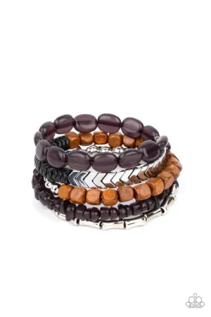 Outdoor Retreat Black Paparazzi Bracelet