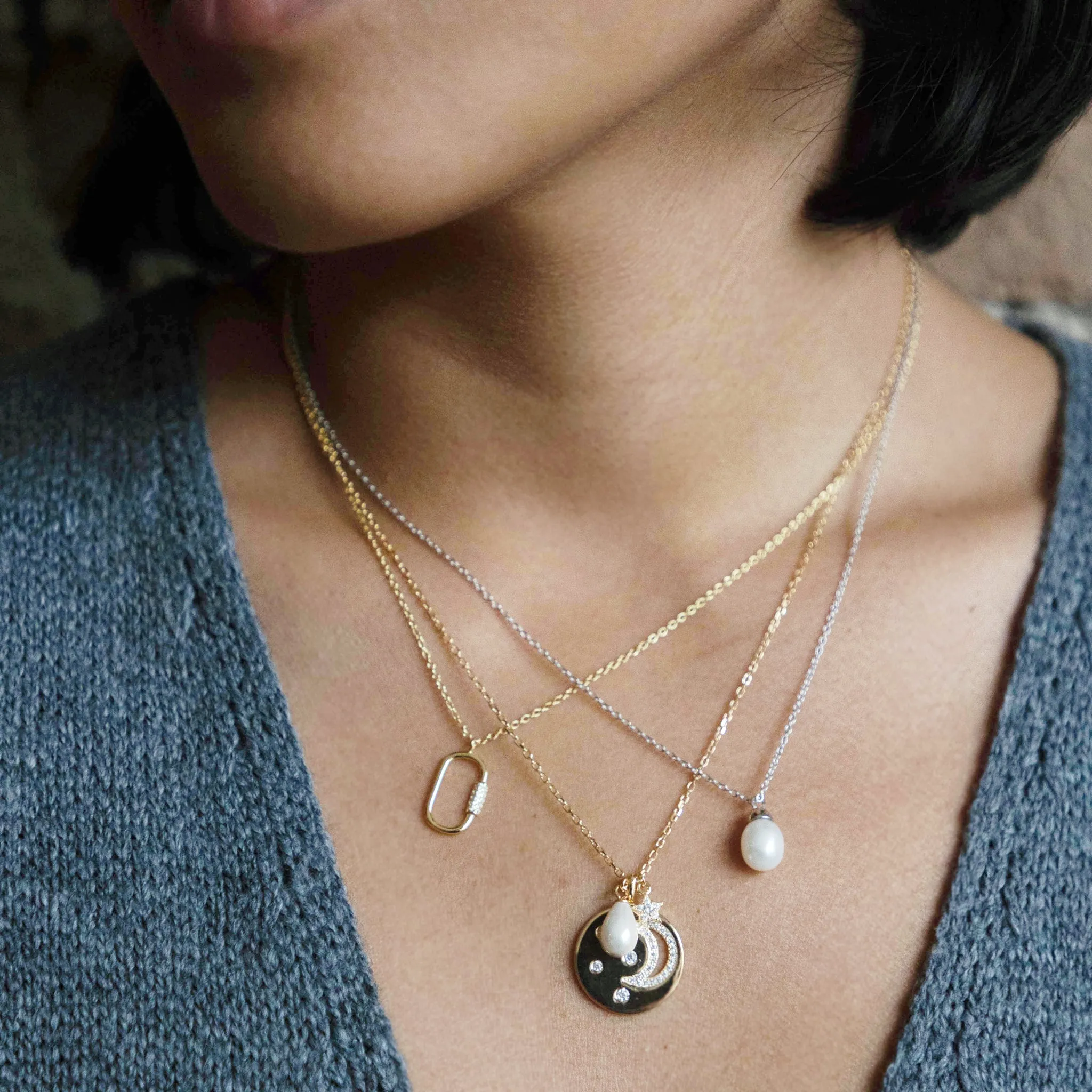 Oval Lock Necklace