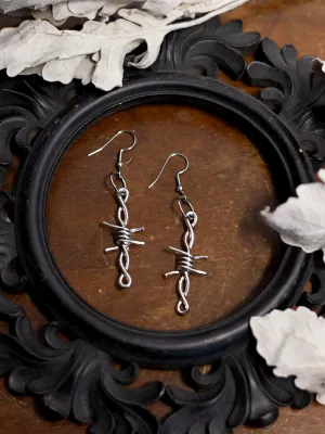 Oversized Barb Wire Earrings