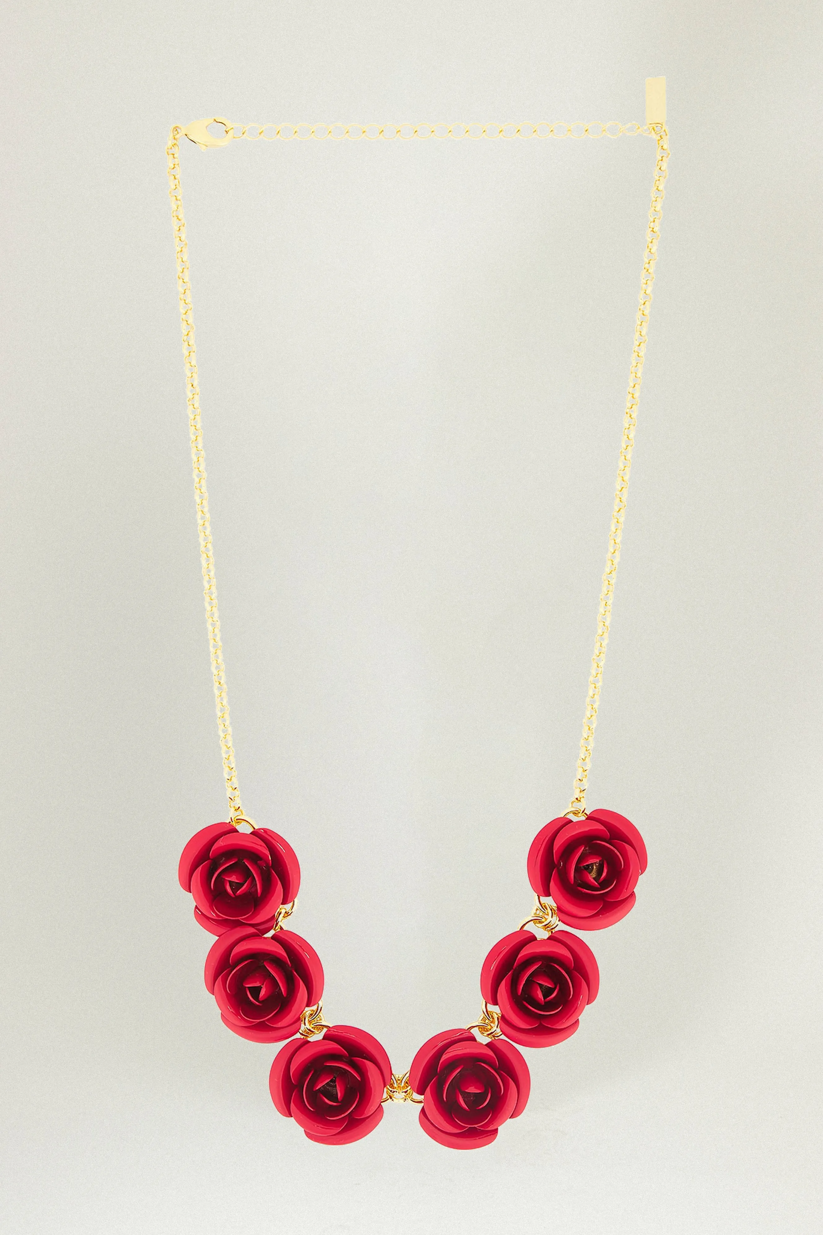 Oversized Rose Necklace