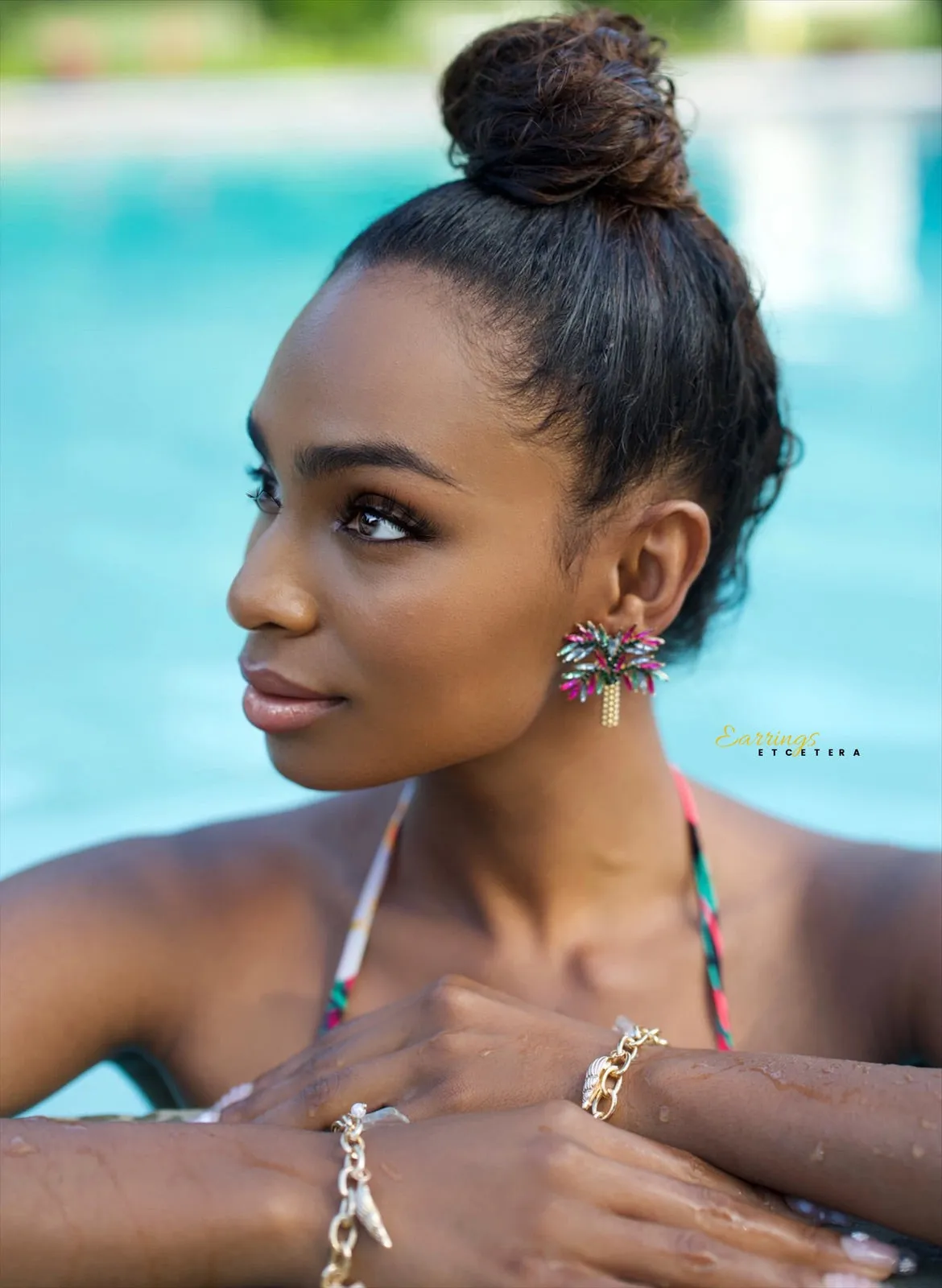 PALM SPRINGS STATEMENT EARRINGS