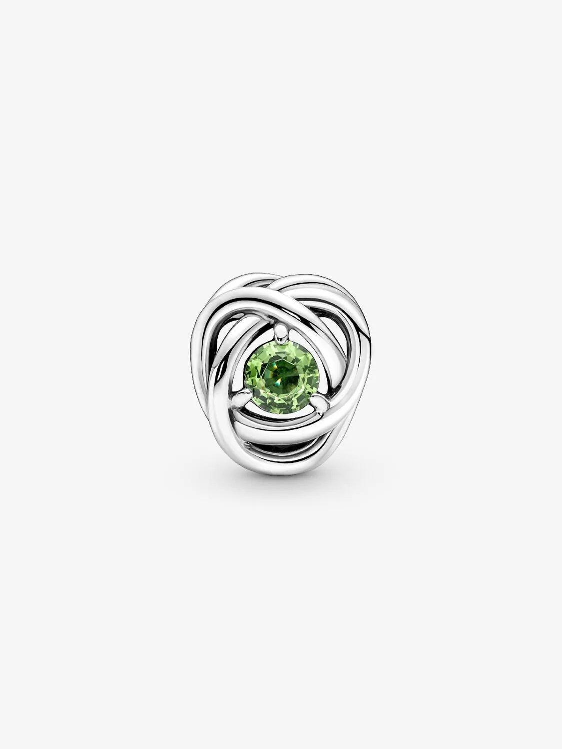 Pandora August Spring Green Eternity Circle Charm