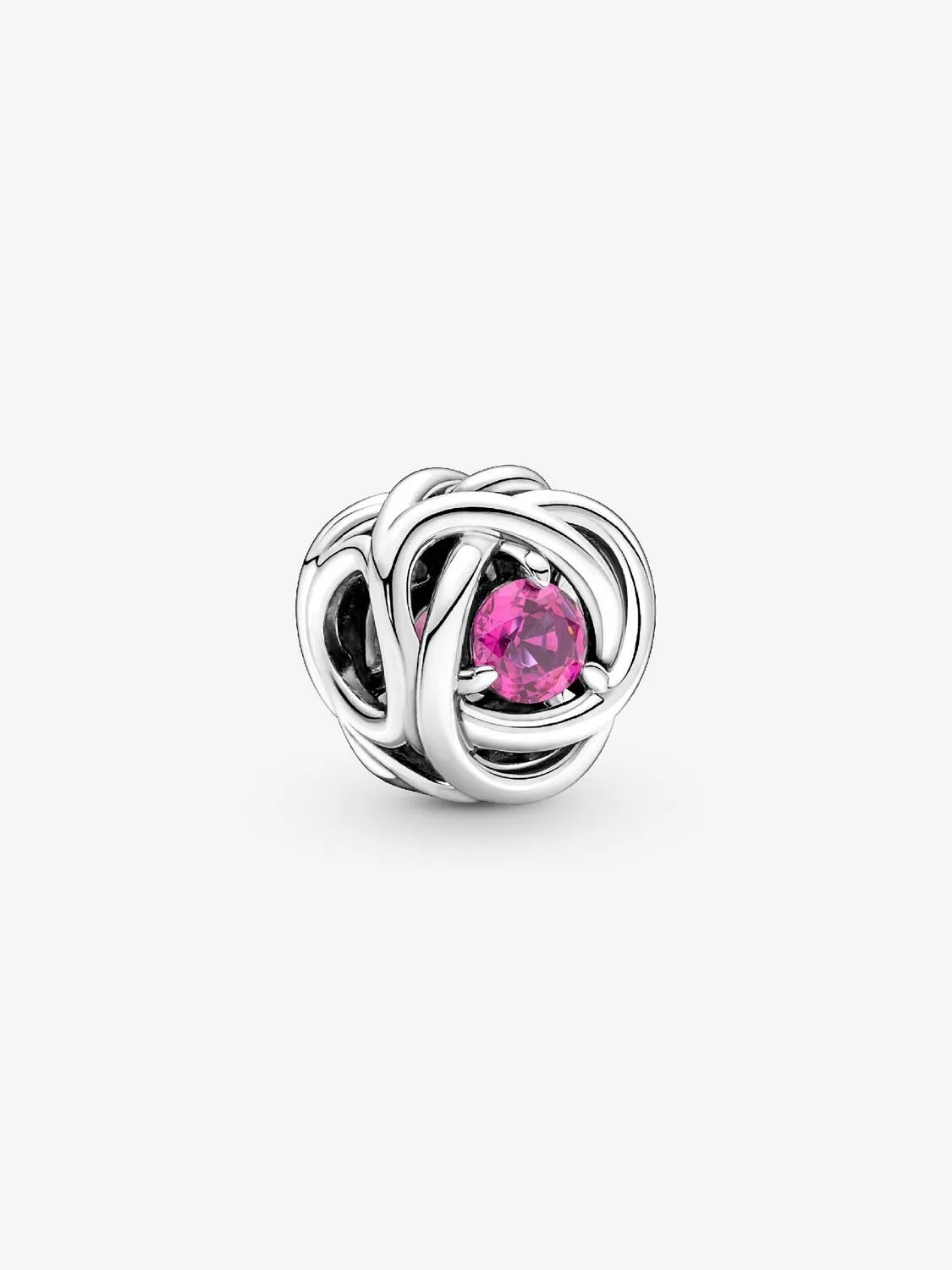 Pandora October Pink Eternity Circle Charm