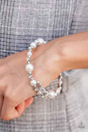 Paparazzi Chicly Celebrity Fashion Fix - White Bracelet