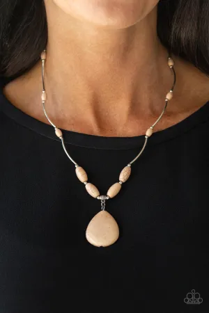 Paparazzi Explore the Elements Necklace Brown