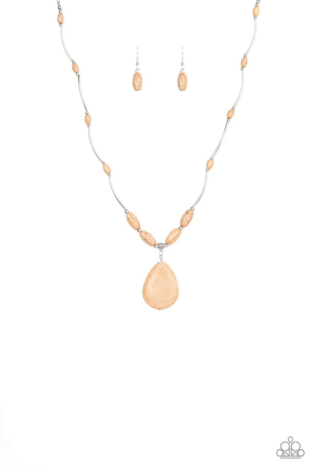 Paparazzi Explore the Elements Necklace Brown