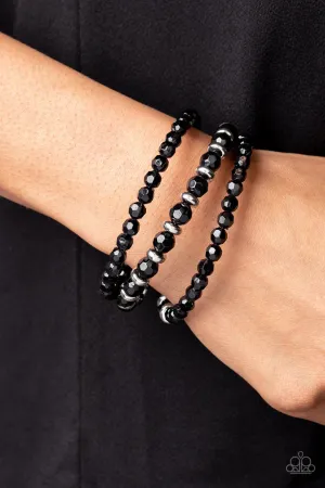 Paparazzi It’s A Vibe - Black Bracelet - Infinity Bracelet