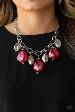 Paparazzi Looking Glass Glamorous - Red