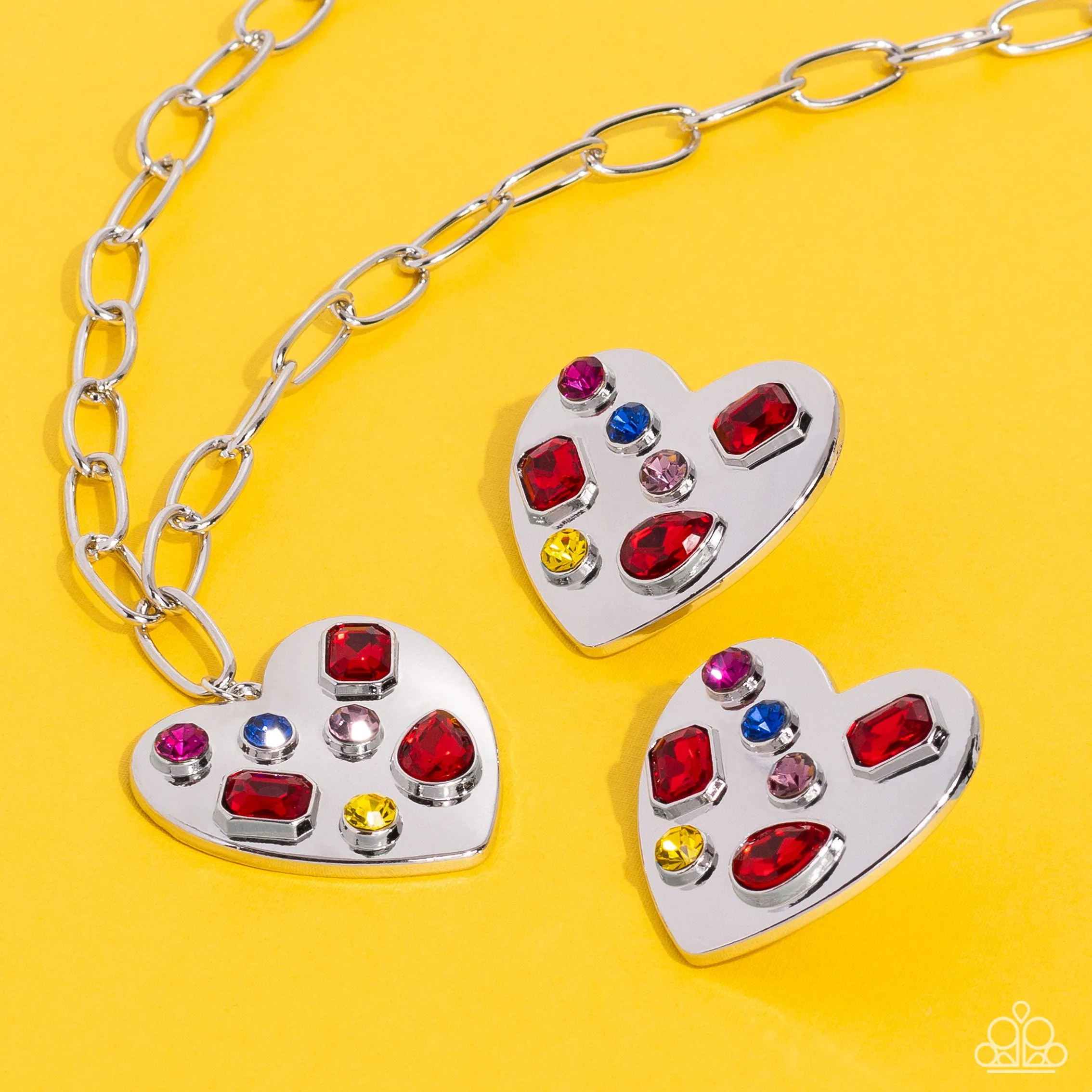 Paparazzi Relationship Ready - Red Earrings