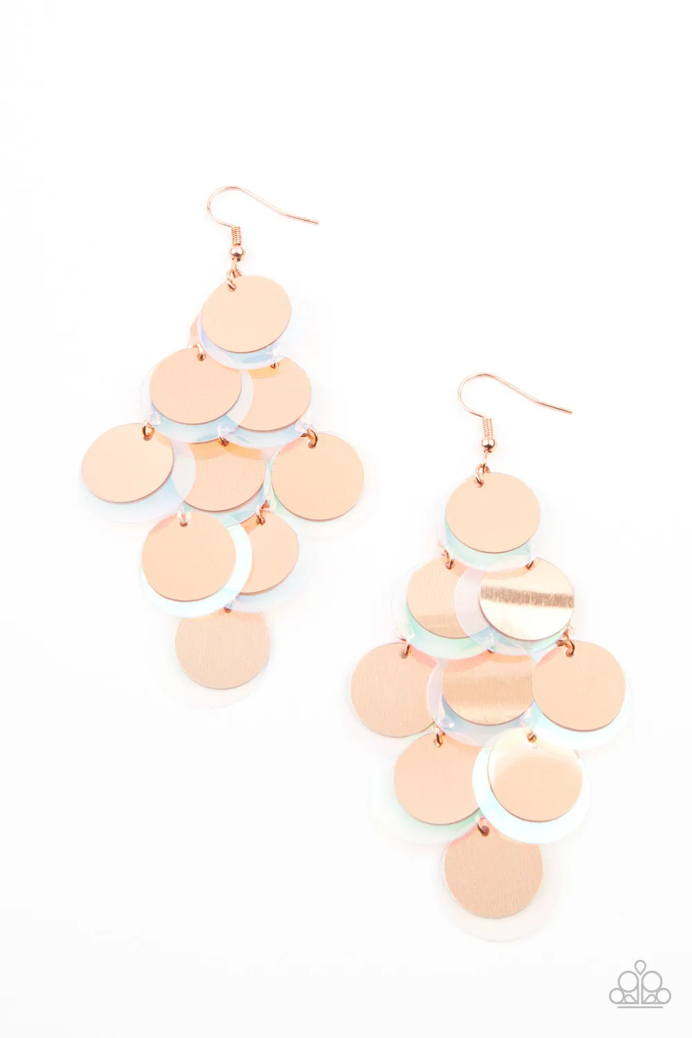 Paparazzi Sequin Seeker - Sequin Earrings