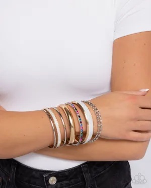 Paparazzi Smoldering Stack - Multi Bracelets (2024 December Cyber Monday)