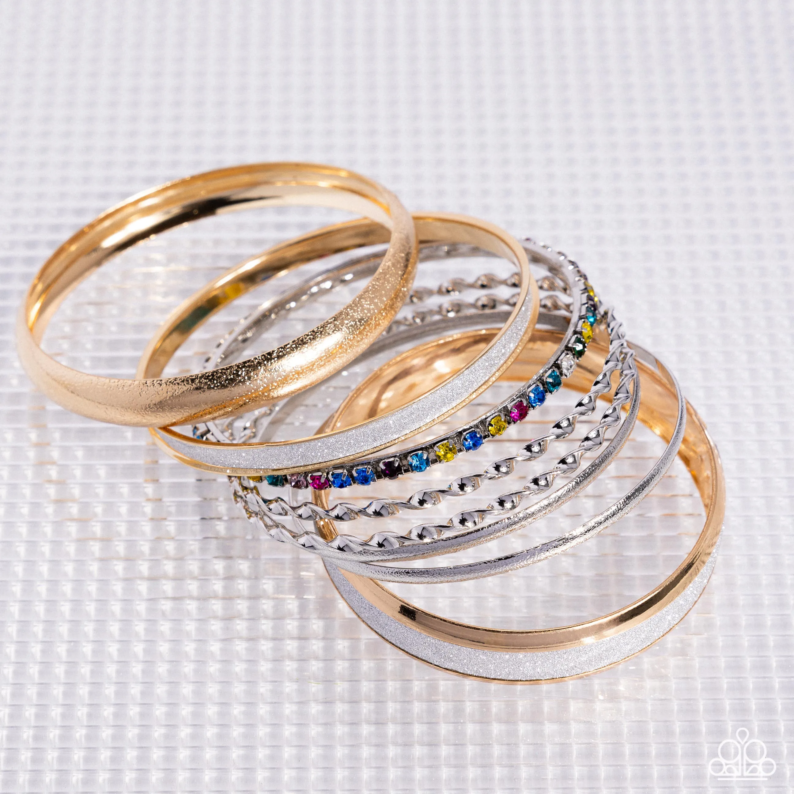 Paparazzi Smoldering Stack - Multi Bracelets (2024 December Cyber Monday)