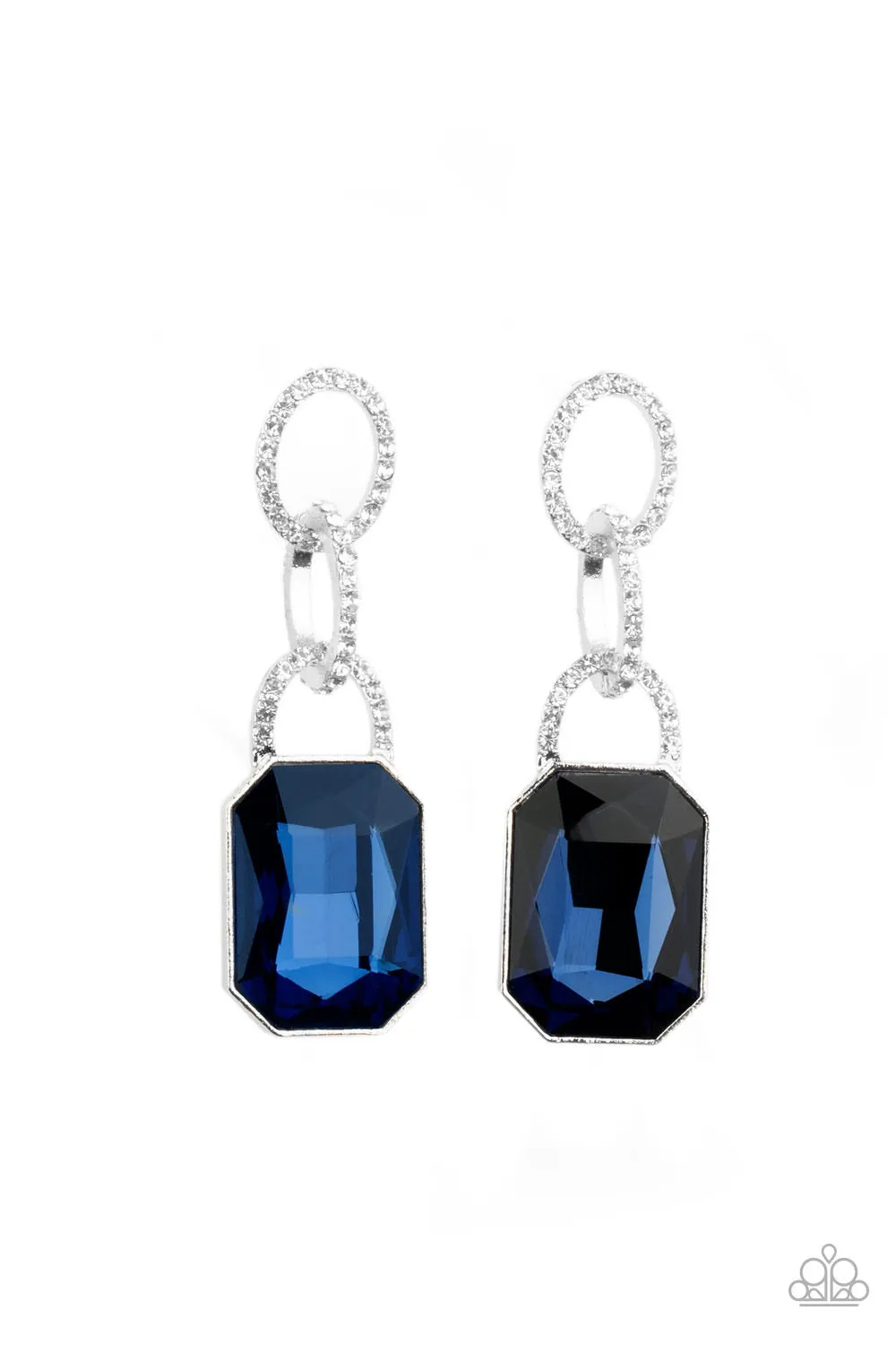 Paparazzi Superstar Status Earrings Blue