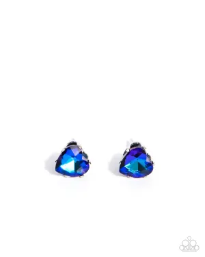 Paparazzi Sweetheart Stunner - Blue Earrings