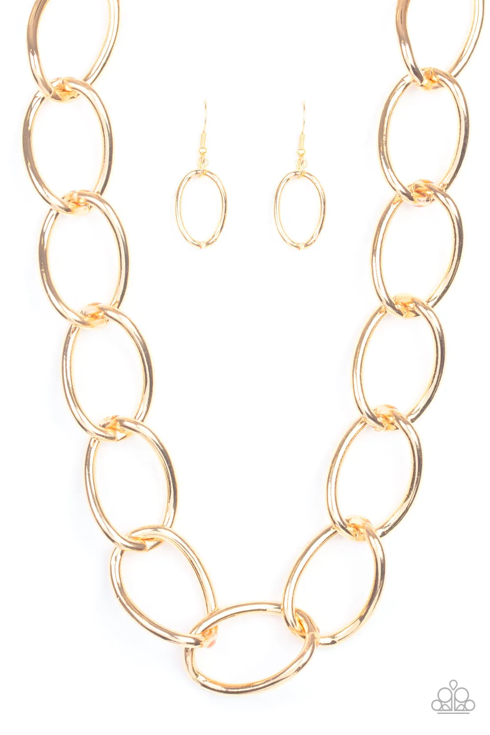 Paparazzi The Challenger Necklace Gold