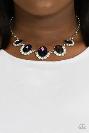 Paparazzi The Queen Demands It - Purple Necklace