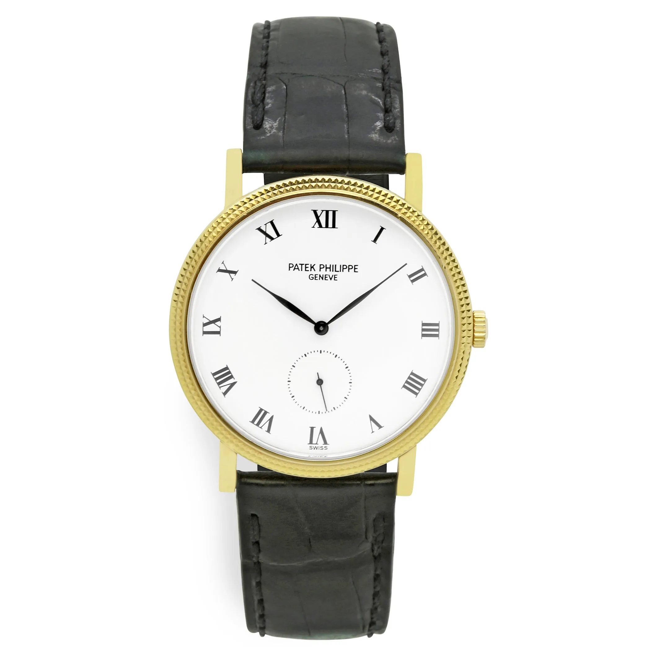 Patek Philippe Calatrava 3919J  White Dial Manual Wind Men's Watch