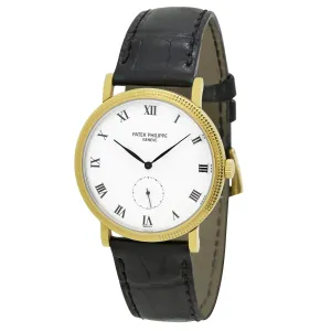 Patek Philippe Calatrava 3919J  White Dial Manual Wind Men's Watch