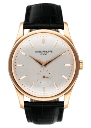 Patek Philippe Calatrava 5196R 18K Rose Gold Mens Watch