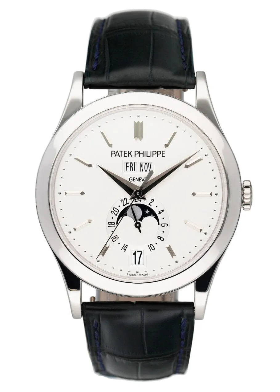 Patek Philippe Complications 5396G-011 Silver Dial Mens Watch with Papers