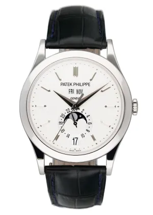 Patek Philippe Complications 5396G-011 Silver Dial Mens Watch with Papers