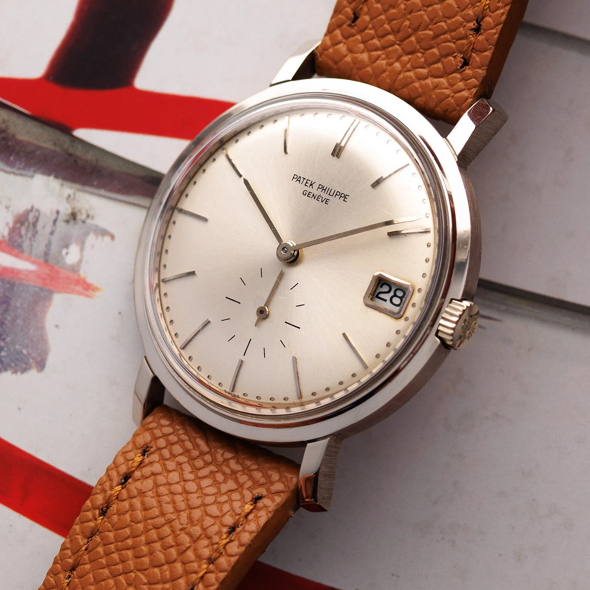 Patek Philippe White Gold Calatrava Ref. 3445