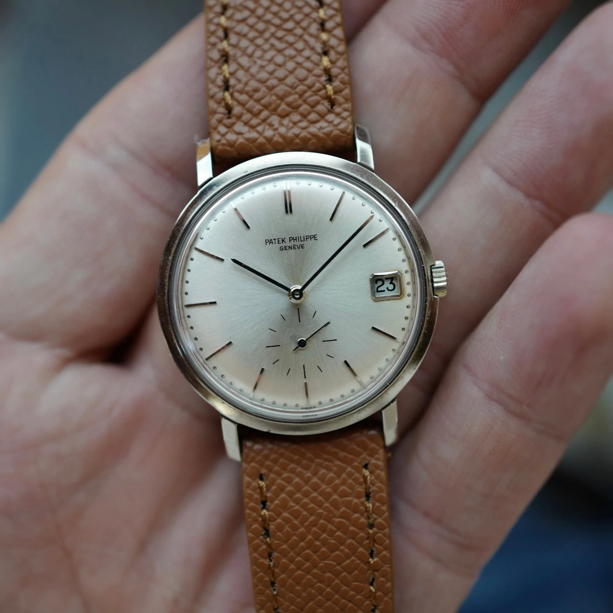 Patek Philippe White Gold Calatrava Ref. 3445