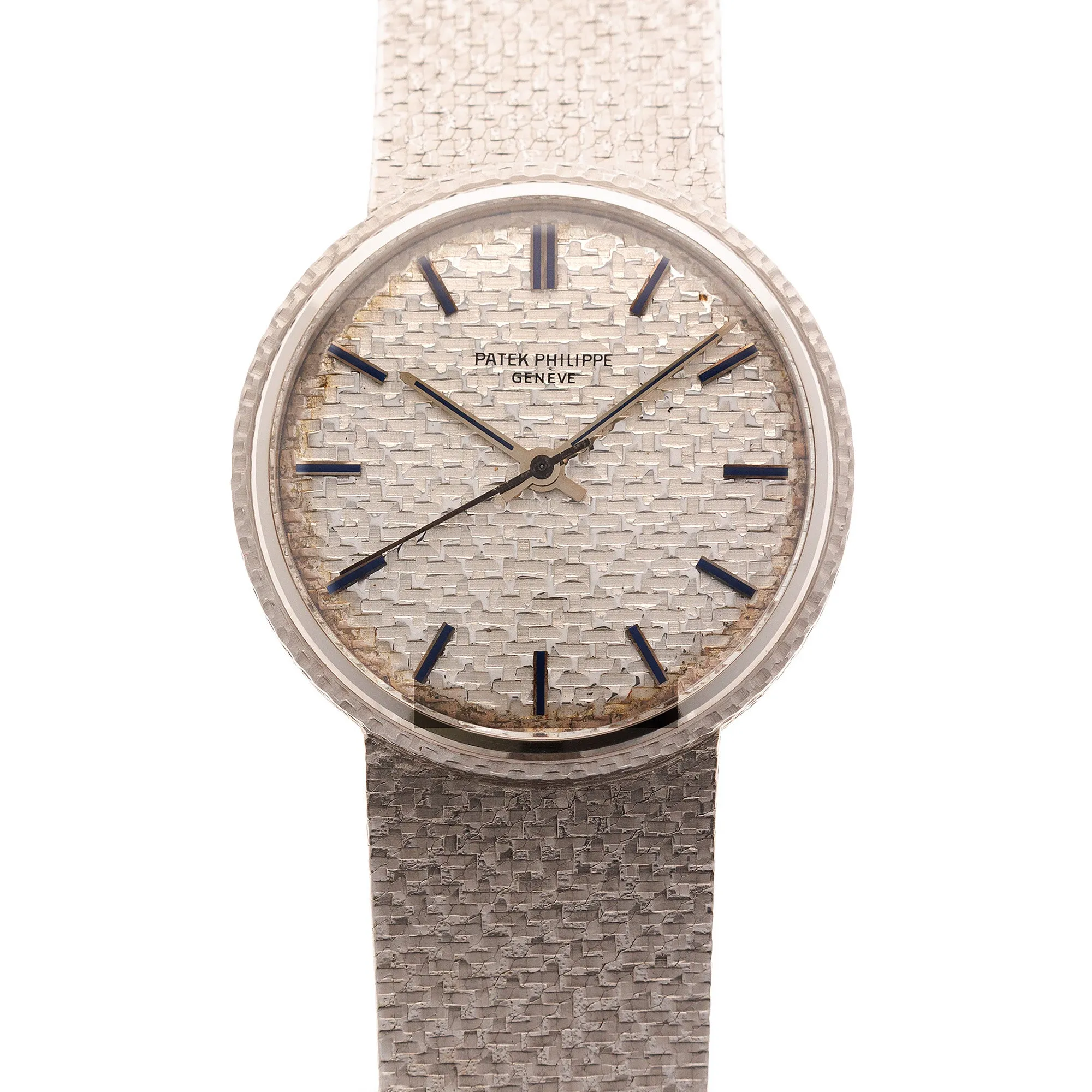 Patek Philippe White Gold Wathc Ref. 3563 with Blue Hour Markers