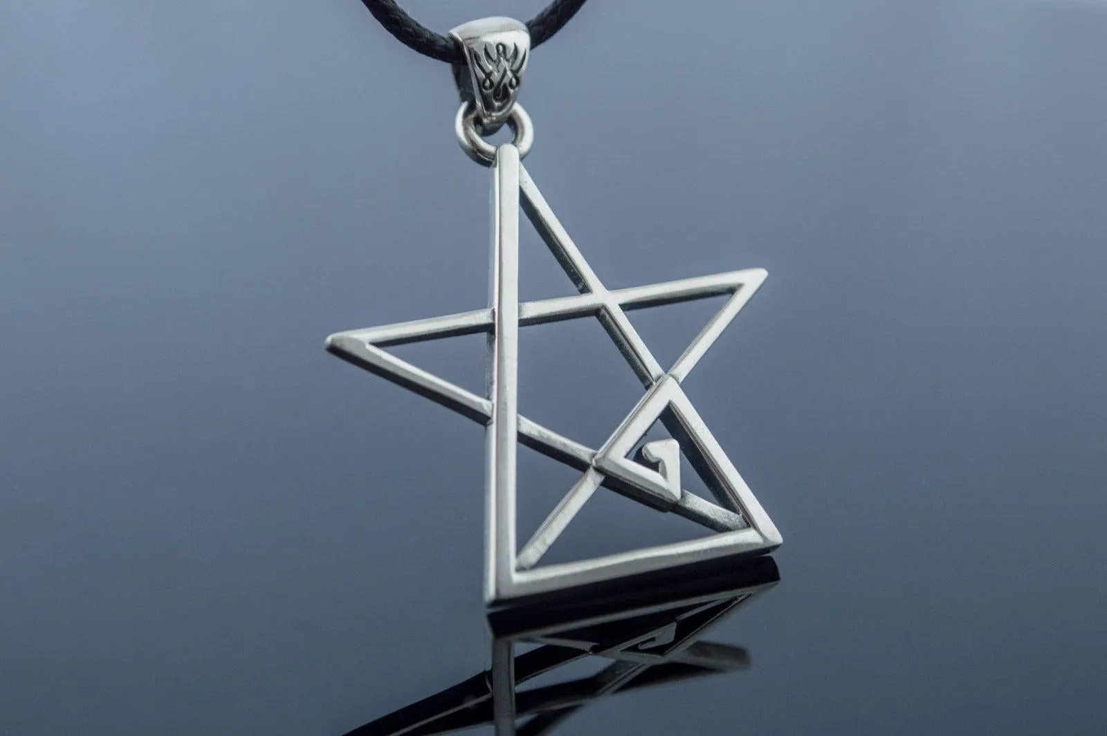 Pentagram Pendant Sterling Silver Handmade Geometry Jewelry