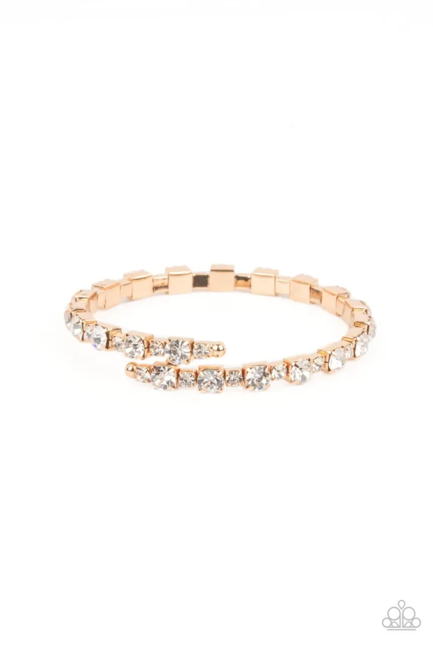 Photo Op Gold Paparazzi Bracelet