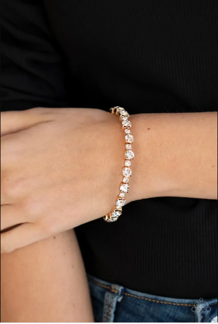 Photo Op Gold Paparazzi Bracelet