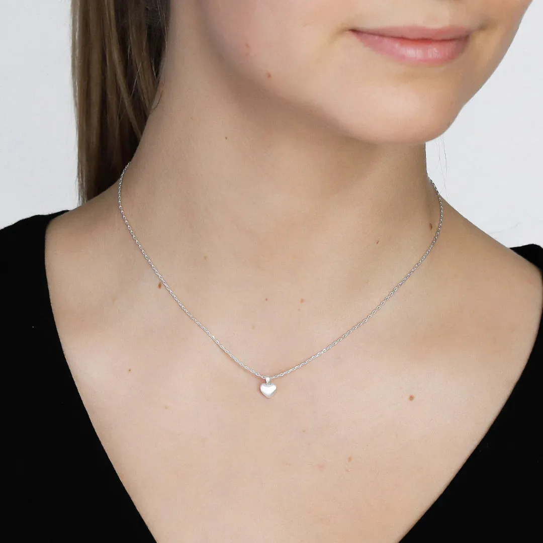 Pilgrim Sophia Recycled Tiny Heart Necklace