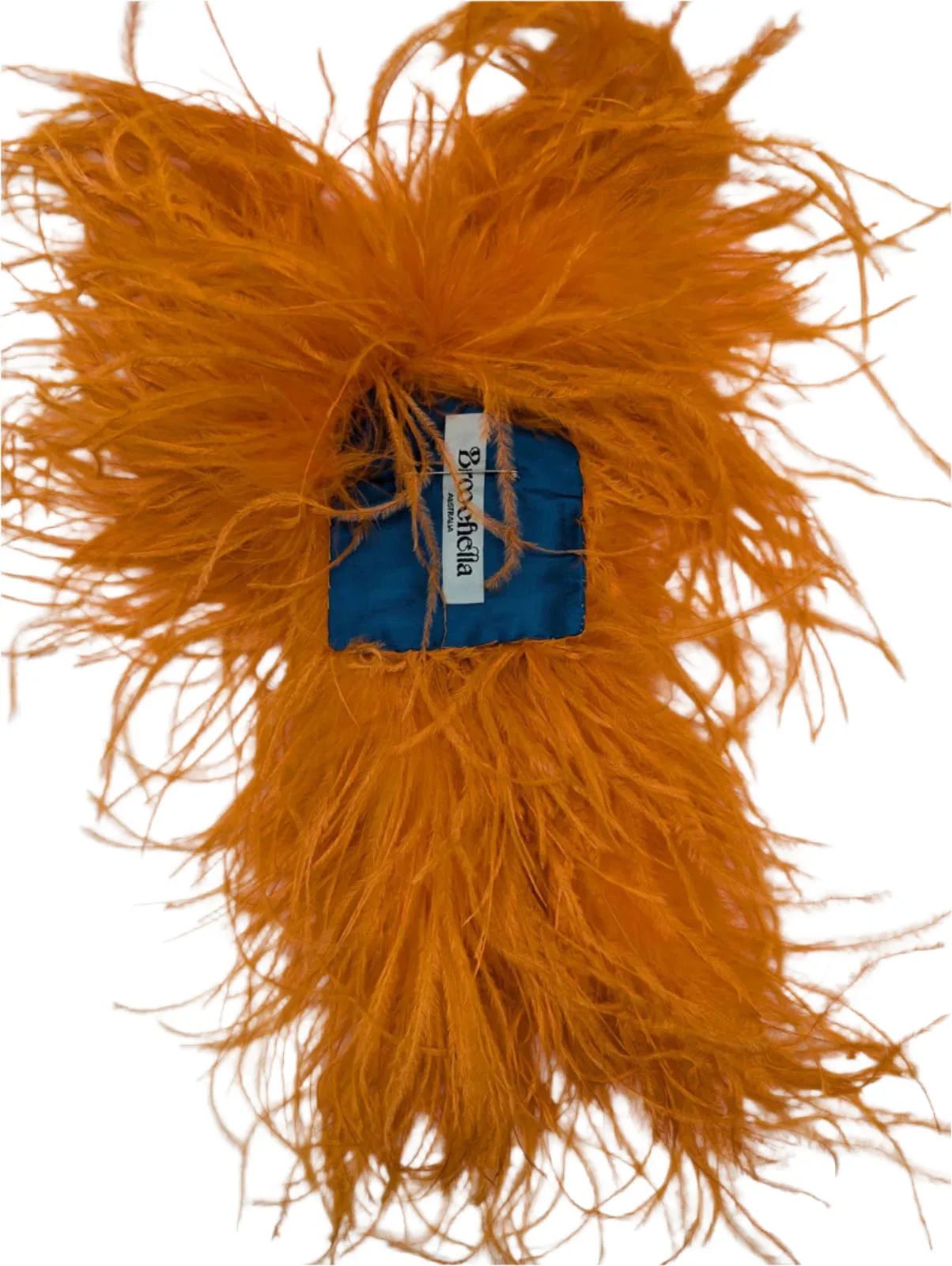 Piuma Neon Feather Brooch