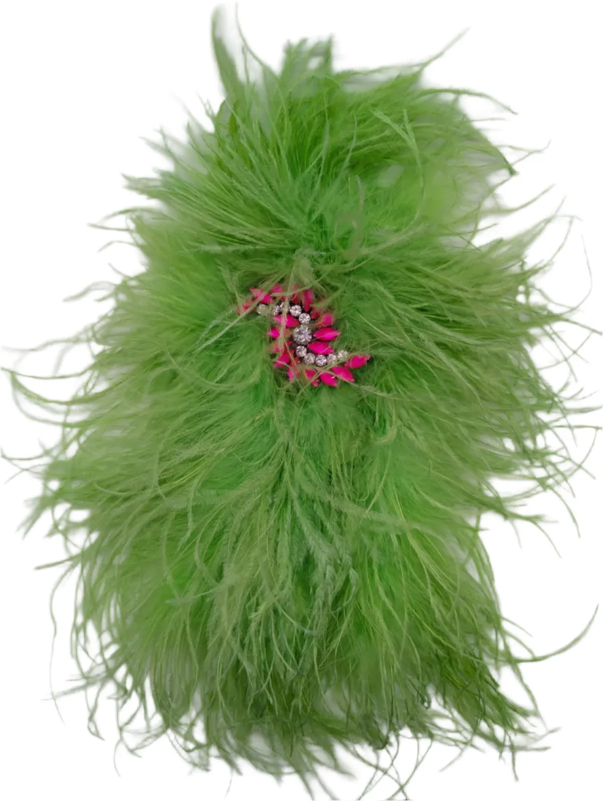 Piuma Neon Feather Brooch