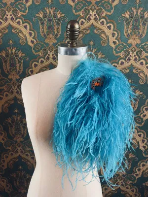 Piuma Neon Feather Brooch